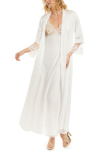 Ivette Bridal Lange Robe aus Cr&ecirc;pe-Essen