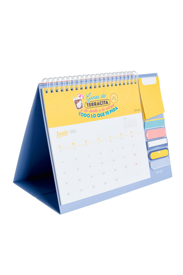 Mr. Wonderful Calend&aacute;rio de mesa estampado