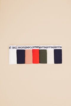 Womensecret 7-pack logo cotton panties printed