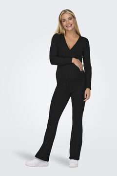 Womensecret Long black maternity jumpsuit black