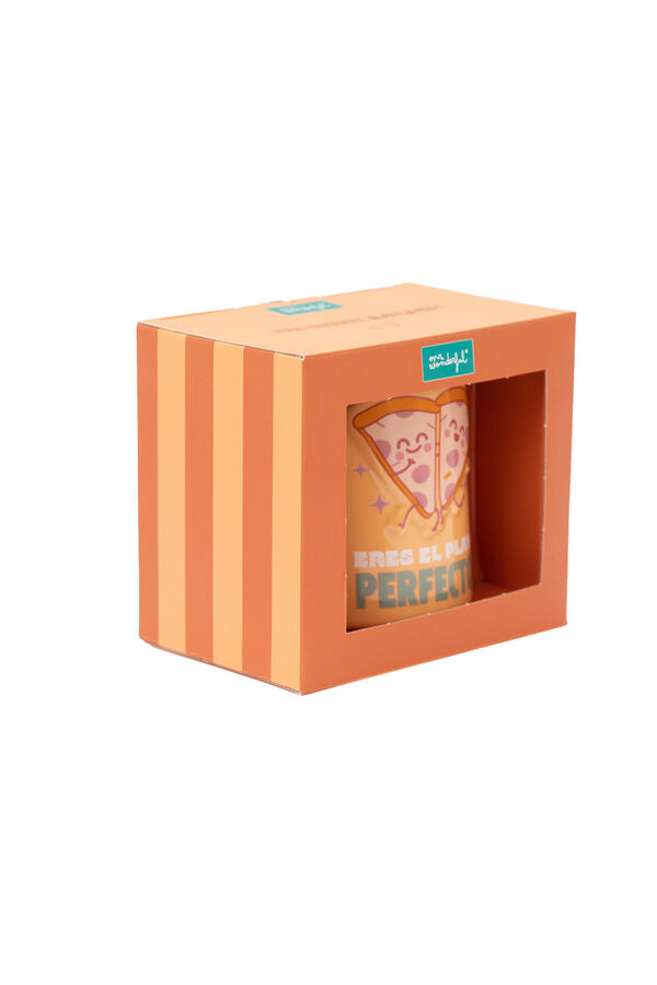 Mr. Wonderful 3D Pizza Mug - You're the perfect plan printed