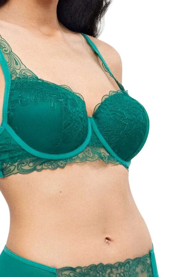 Gisela Sujetador capacidad bralette verde