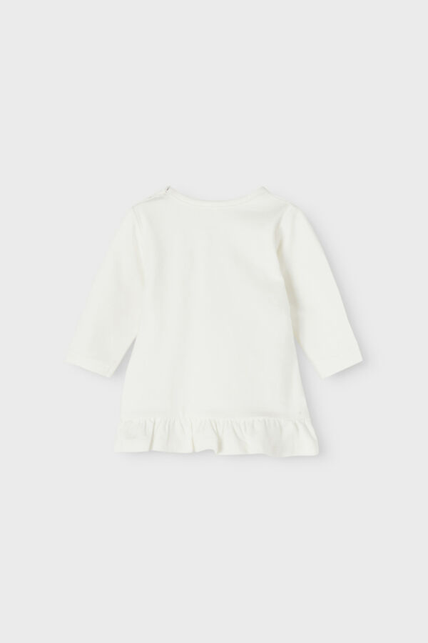 Womensecret Baby girl's flounced T-shirt  blanc