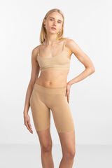 Pieces Leggings b&aacute;sicos nude