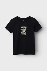 Womensecret Boys' T-shirt with front print noir