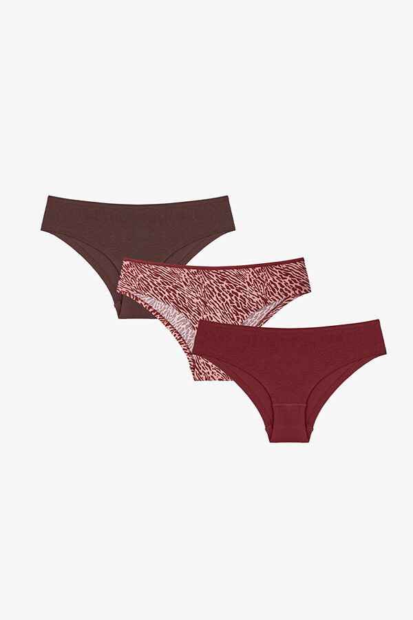 Penti Pack 3 Braguitas Hipster Leo estampado