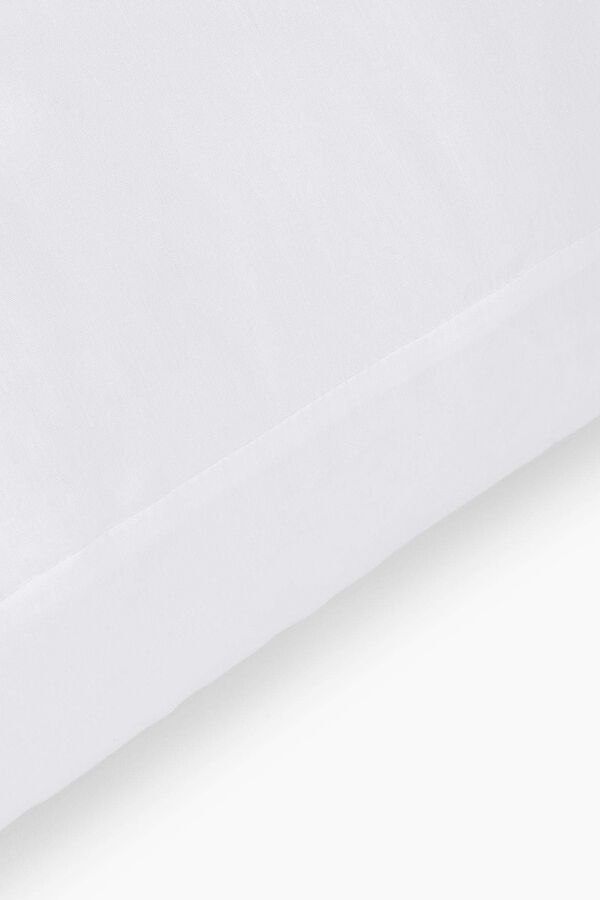 Womensecret Capa almofada algodão percal. Cama 135-140 cm. branco