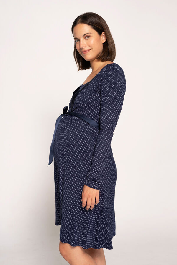 Ohma! Camis&oacute;n Lactancia Con Estampado De Corbatero estampado