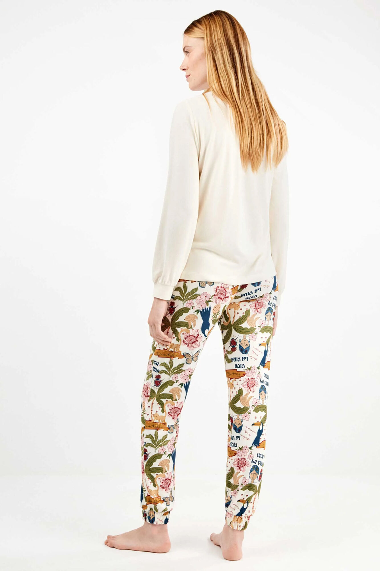 Gisela Conjunto pijama Frida Kahlo en punto all-over