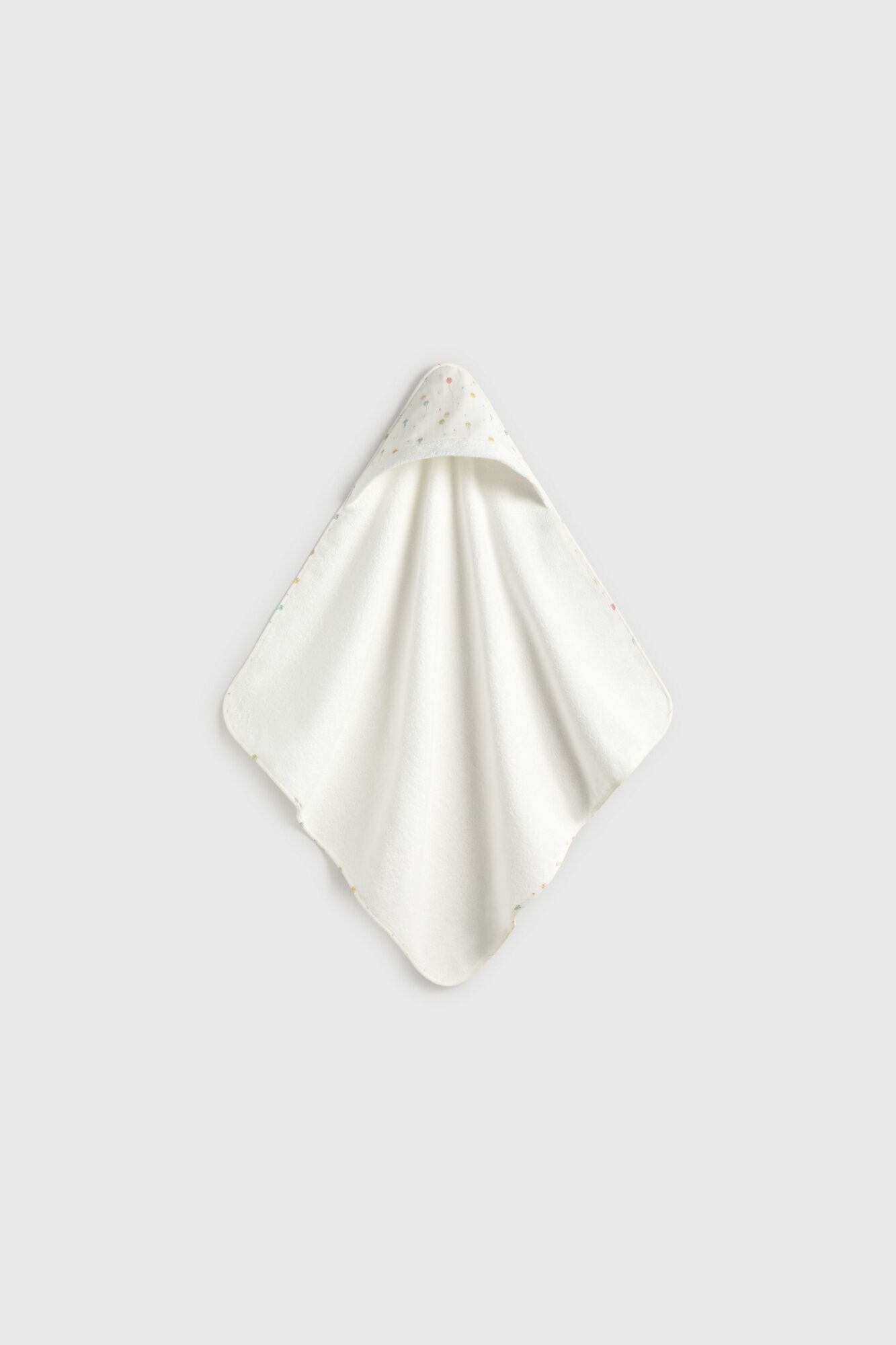 Textura Balloon print hooded towel