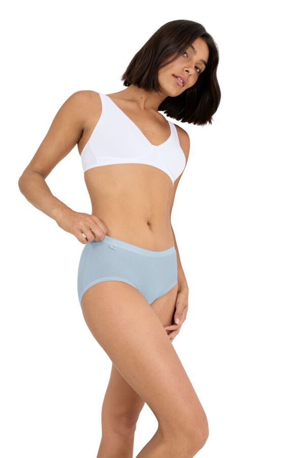 Sloggi Pack 3 bragas cl&aacute;sicas midi azul