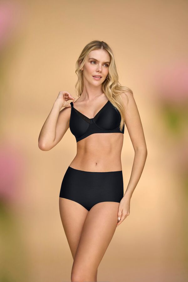 Leonisa Soutien cl&aacute;ssico com aro preto