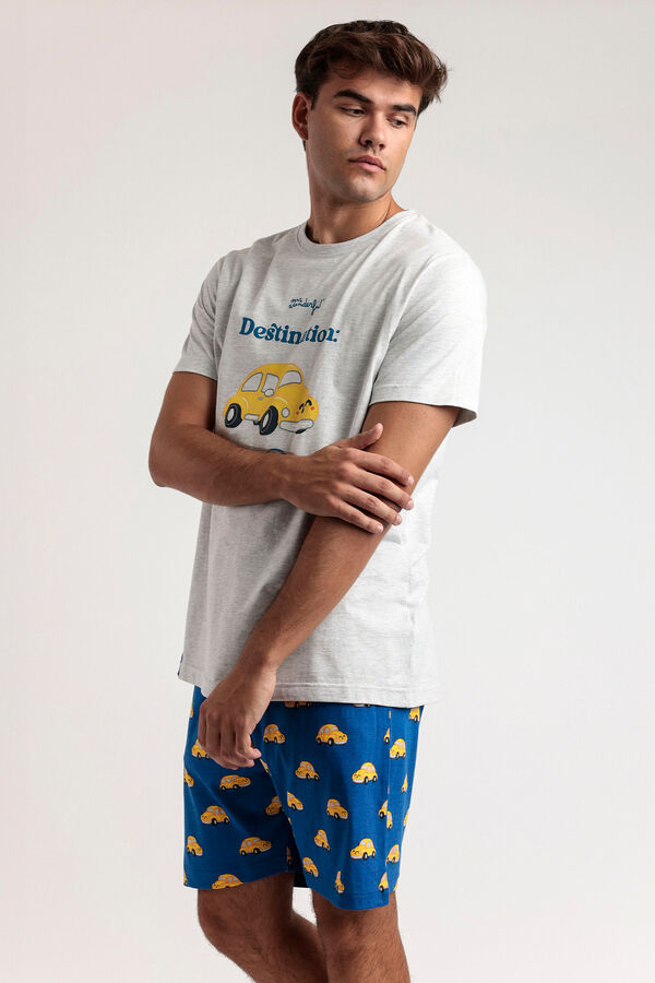 Mr. Wonderful Pijama de cochilo curto Mr Wonderful cinzento