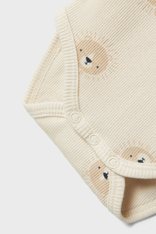 Name it Set león bebé neutro gris