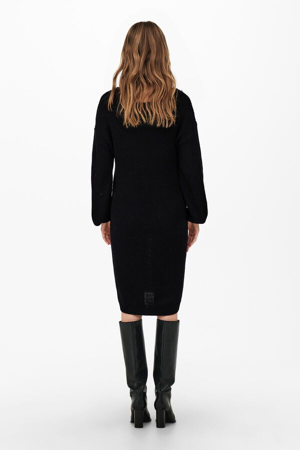 Womensecret Jersey-knit midi maternity dress fekete