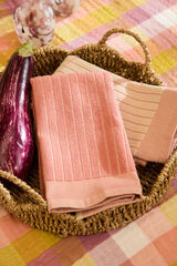 Calma House Set de 2 trapos de cocina de rizo rosa Lisboa 50x50 rosa