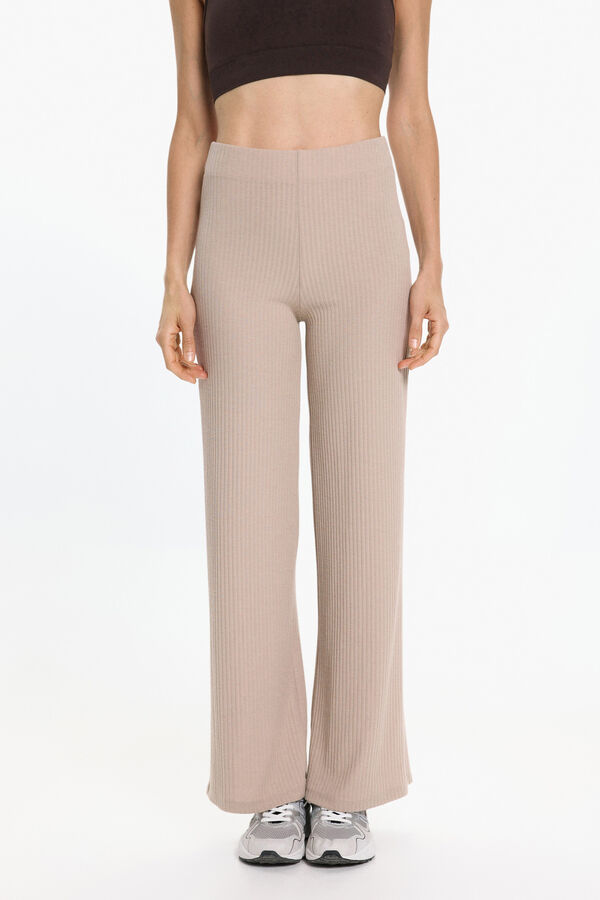 Only Play Wide-legged trouser nude