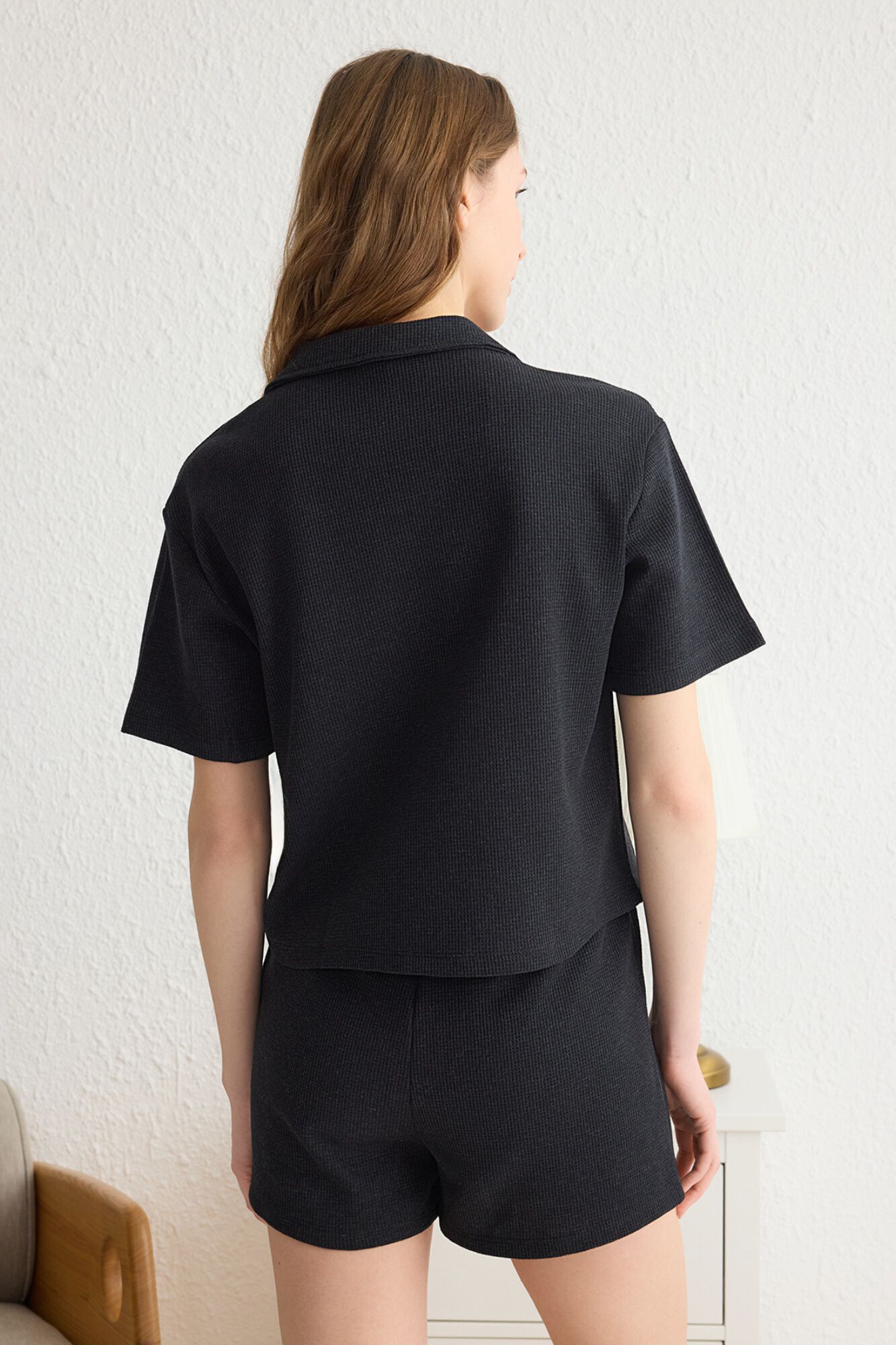 Trendyol Conjunto de pijama corto polo canal&eacute;