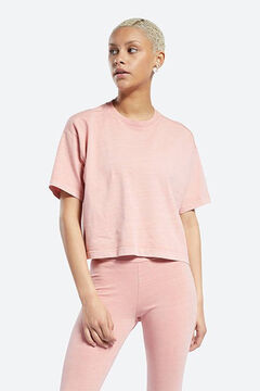 Womensecret Camiseta crop rosa