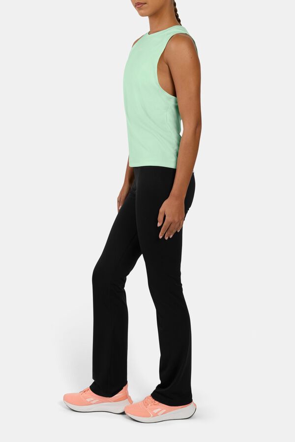 Reebok T-shirt sans manches d'entra&icirc;nement vert