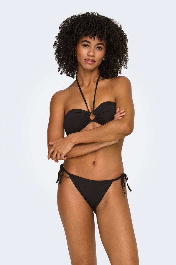 Only Black classic bikini bottoms black
