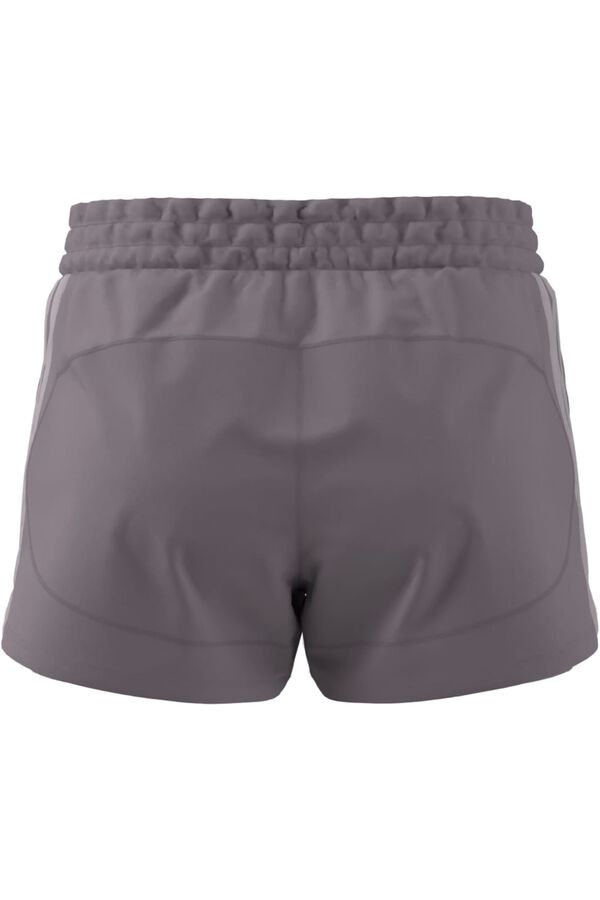 Adidas Short deportivo malla 3 bandas Pacer marr&oacute;n