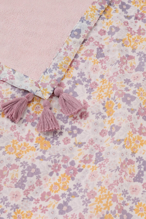 Womensecret Fabric and terrycloth beach towel rózsaszín