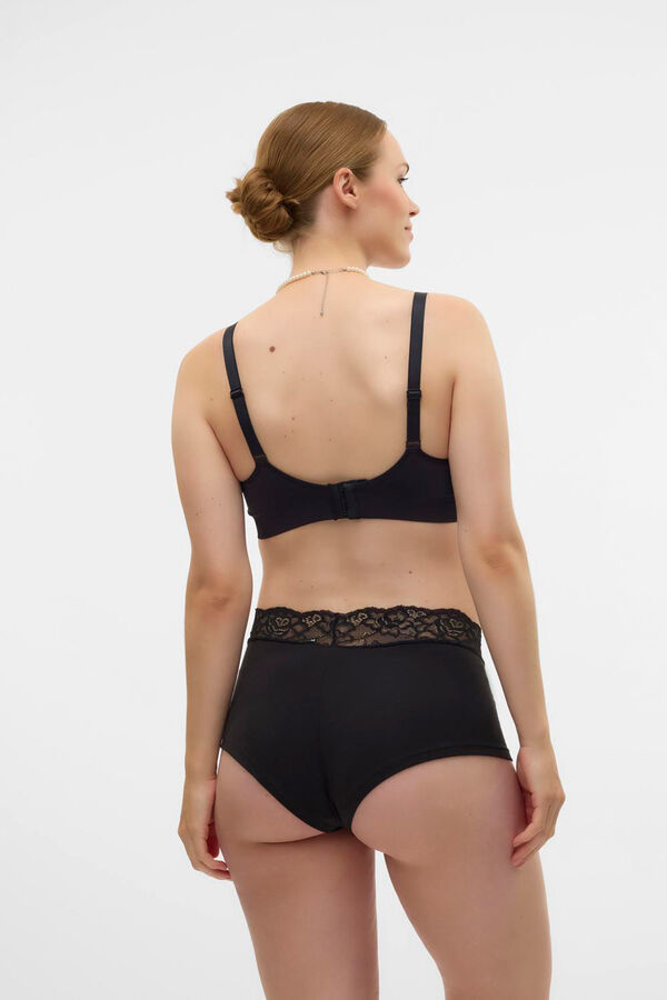 Mamalicious Suti&atilde;s de maternity e amamenta&ccedil;&atilde;o em algod&atilde;o org&acirc;nico Crna