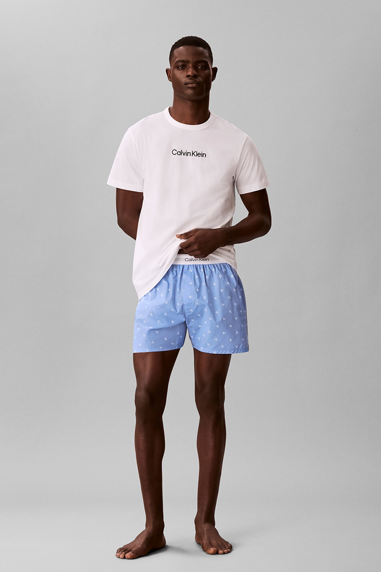 Calvin Klein Conjunto pijama corto rayas