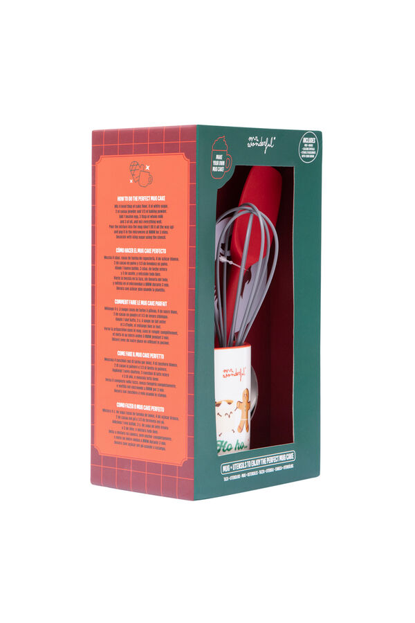 Mr. Wonderful Kit chocolate quente com caneca e utens&iacute;lios - Ho ho&hellip; chocolate quente! estampado