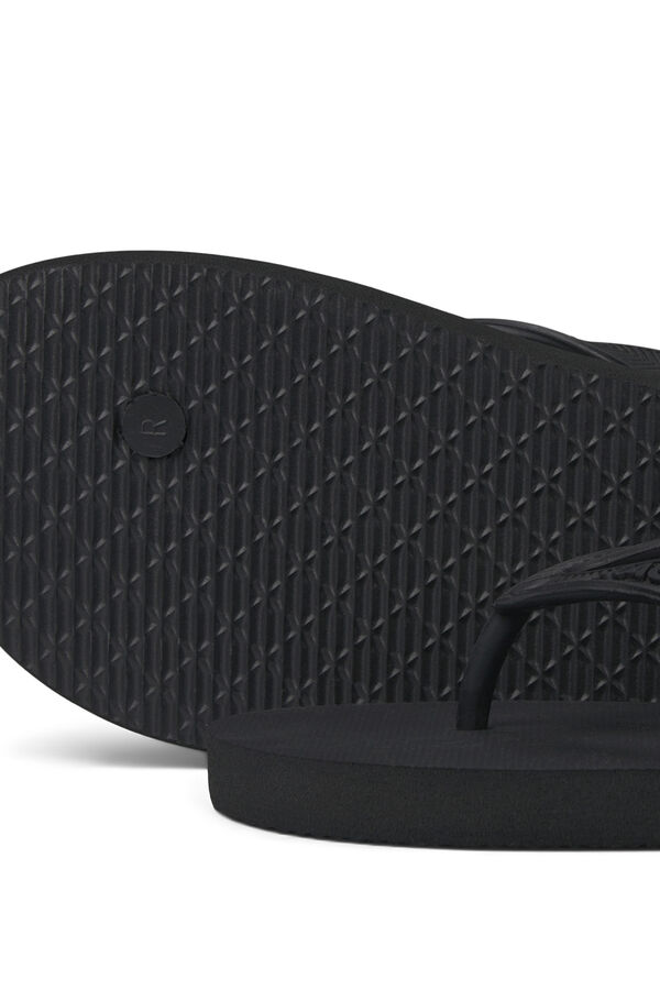 Jack & Jones Logo flip-flop style sandal black