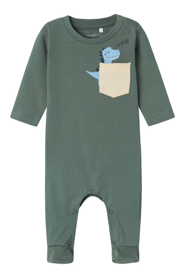 Name it Baby-Jungen-Pyjama Gr&uuml;n