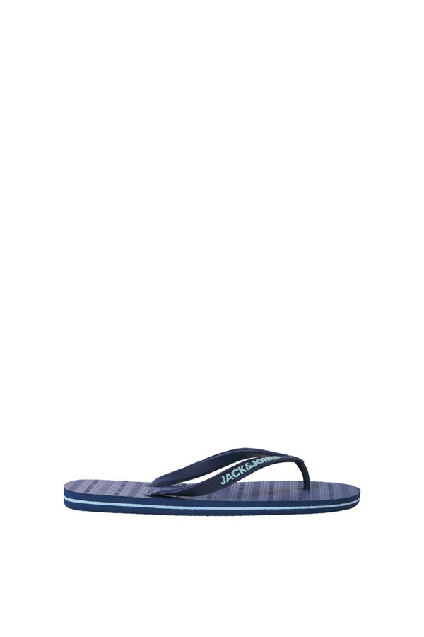 Jack & Jones Rubber flip-flop sandals blue