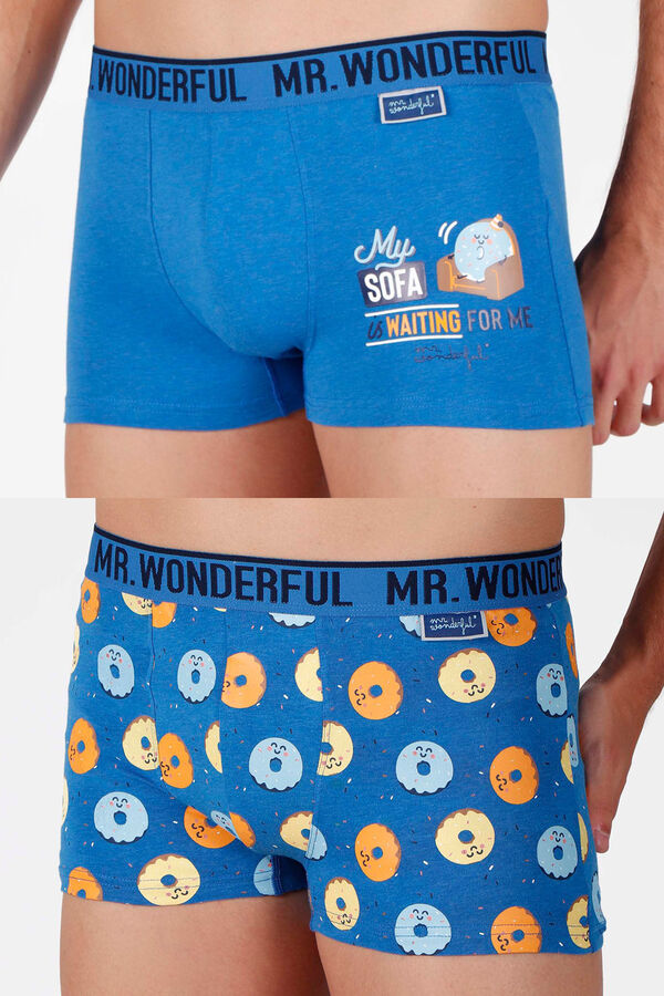 Mr. Wonderful Pack de dos calzoncillos Mr Wonderful estampado