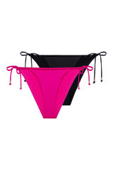 Dorina Braga bikini lazo lateral Amnesia fucsia