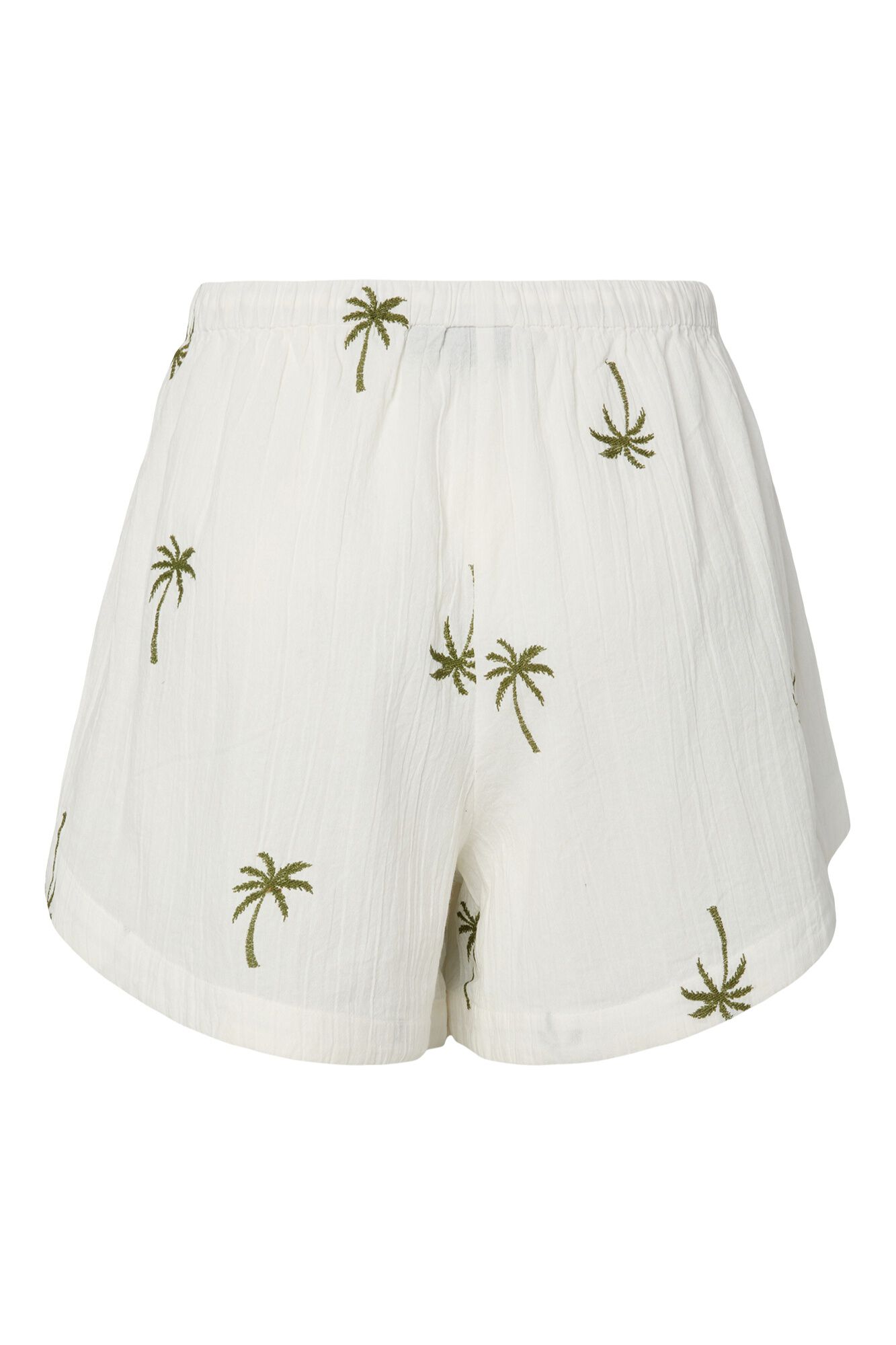 Pieces Shorts aus Bio-Baumwolle bestickt