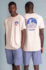 Admas Pijama corto ramen  blanco