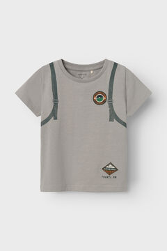 Womensecret Mountain adventure boy's t-shirt gris