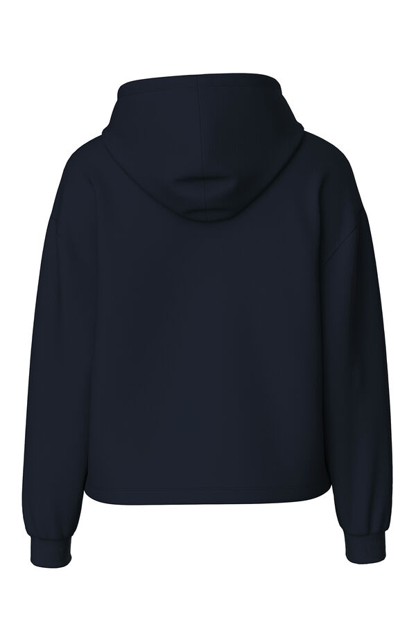 Pieces Sudadera con capucha azul