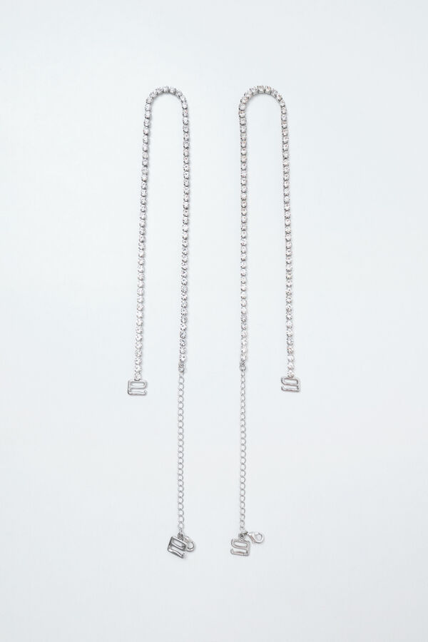 Women'secret Shiny gemstone straps beige