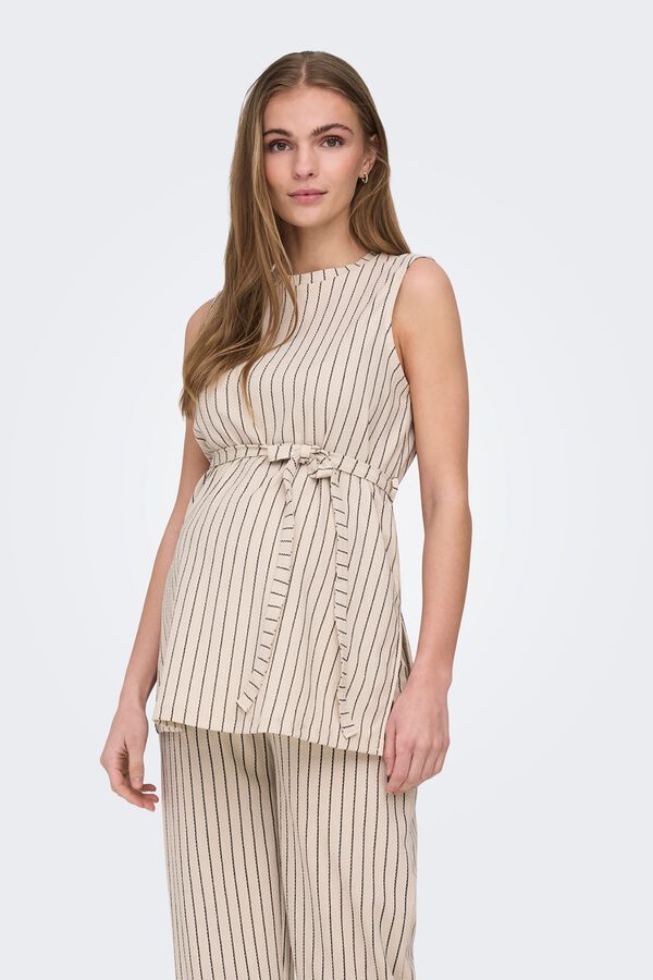 Only Maternity Printed maternity blouse white