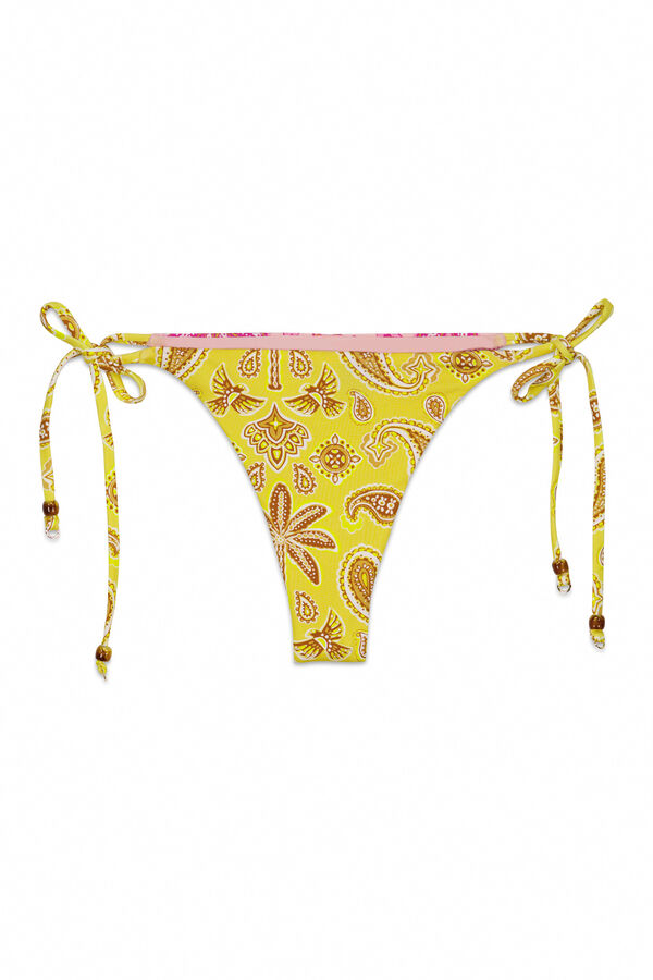 Women'secret Multicoloured print thong bikini bottoms printed