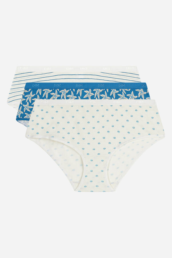 DIM Pack 3 cuecas estampadas estampado