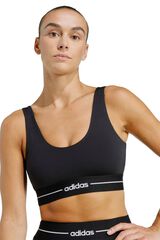 Adidas Sujetador deportivo casual Hyperglam negro