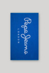 Womensecret Printed Logo Beach Towel bleu