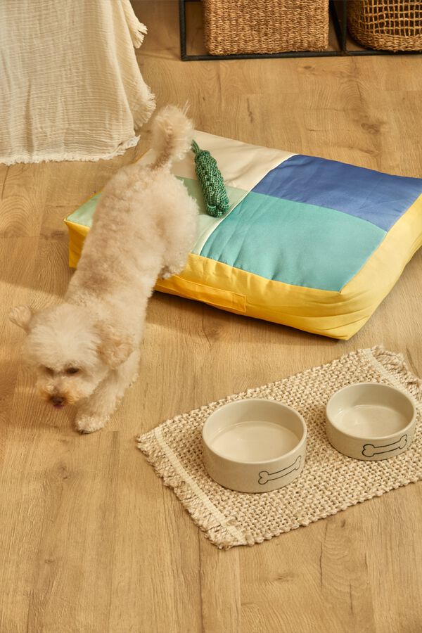 Calma House Turquoise Buby pet cushion 60x40x12 blue