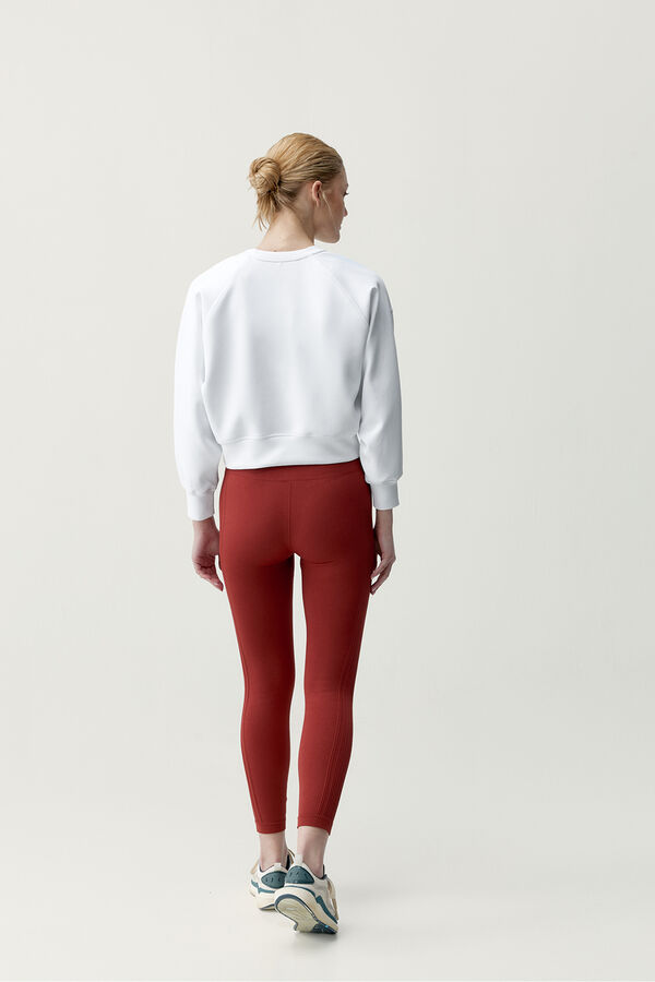 Born Living Yoga Sudadera Flora blanco marfil