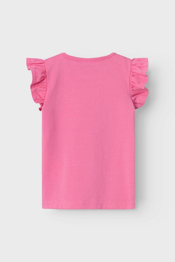 Womensecret Stitch sleeveless T-shirt rose