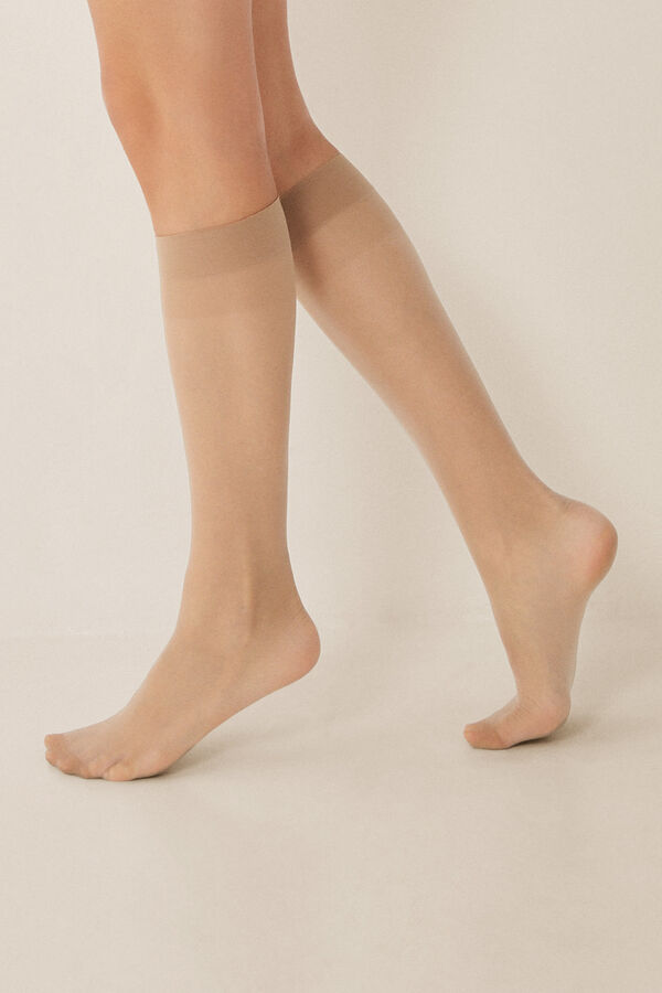 Womensecret Pack of 2 tights 20 DEN nude