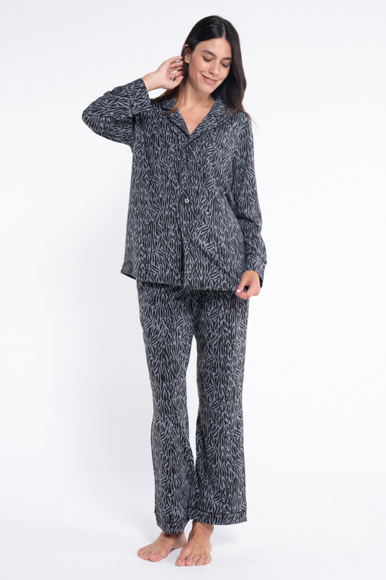 Ohma! Pyjama -Set mit Tiermuster